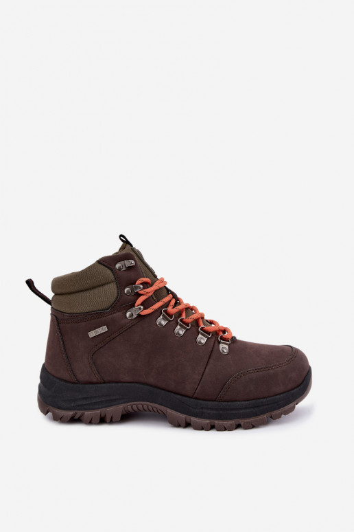 Botas de caminhada para homem Big Star UU174195 HI-Poly System castanho escuro
