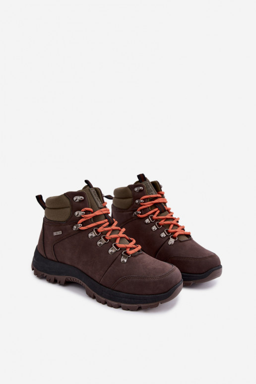 Botas de caminhada para homem Big Star UU174195 HI-Poly System castanho escuro