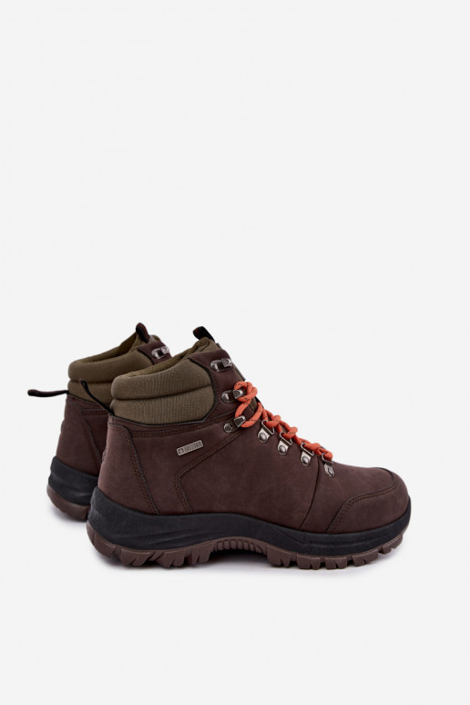 Botas de caminhada para homem Big Star UU174195 HI-Poly System castanho escuro