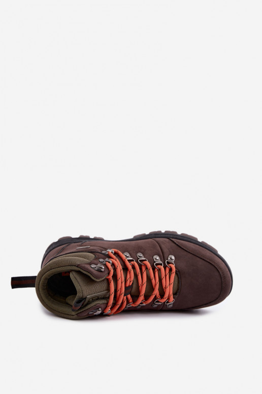 Botas de caminhada para homem Big Star UU174195 HI-Poly System castanho escuro