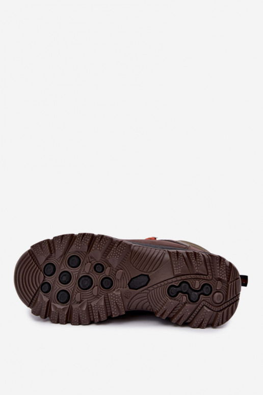 Botas de caminhada para homem Big Star UU174195 HI-Poly System castanho escuro