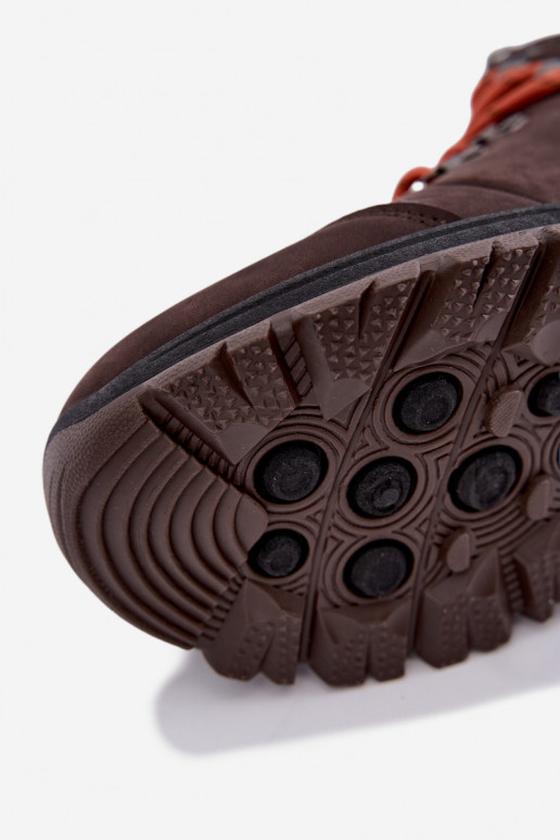 Botas de caminhada para homem Big Star UU174195 HI-Poly System castanho escuro
