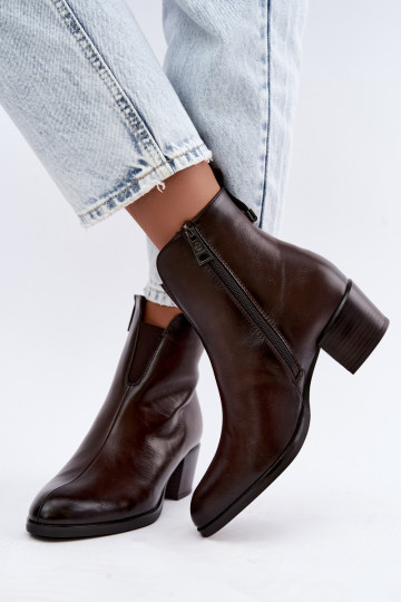 Botins isolados Klocke Vinceza 58654 na cor chocolate 2