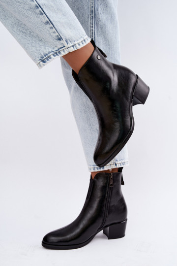 Botins isolados Klocke Vinceza 58654 na cor preta