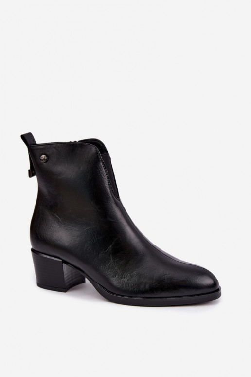 Botins isolados Klocke Vinceza 58654 na cor preta