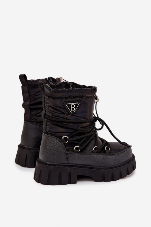Botas de neve pretas para crianças Adelisse