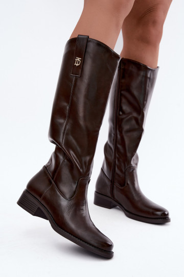 Botas altas quentes CzekoladoĮe Ilorelia