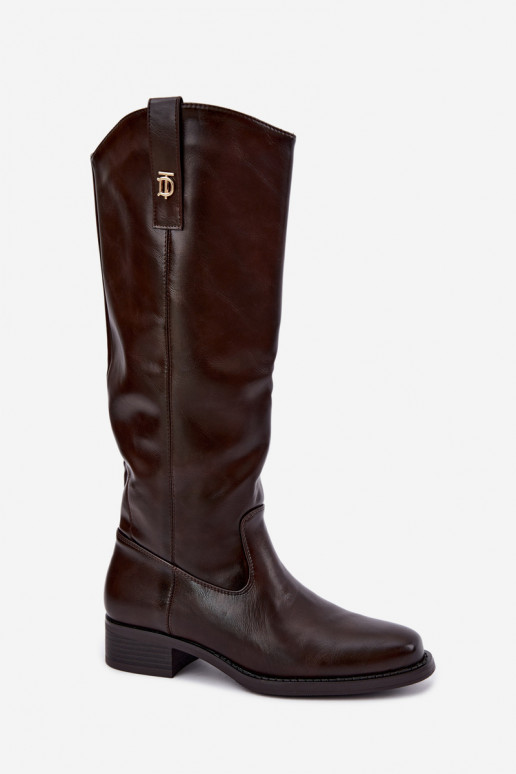 Botas altas quentes CzekoladoĮe Ilorelia