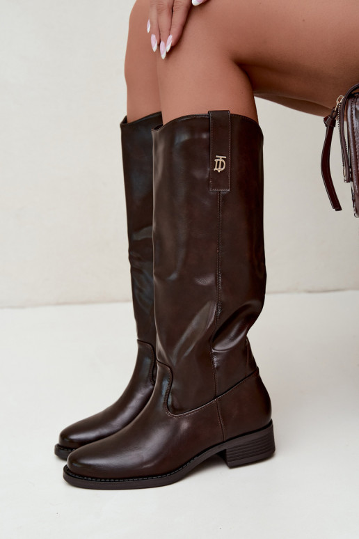 Botas altas quentes CzekoladoĮe Ilorelia