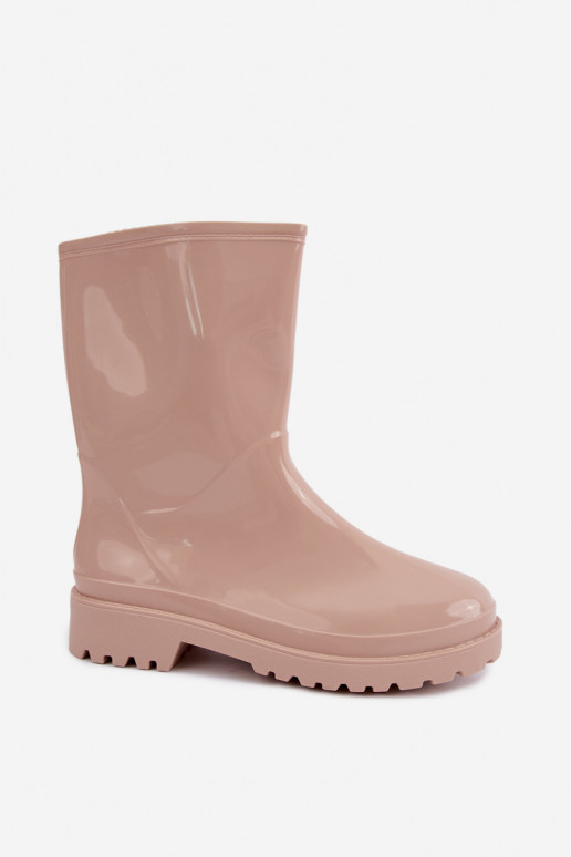 Botas de borracha femininas na cor areia Elvara