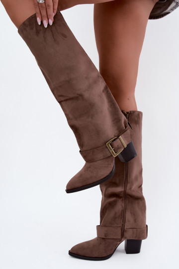 Botins chaki com saltos e fivelas Mirea 2