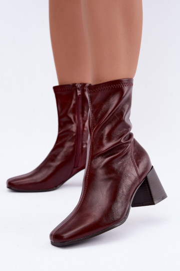 Botins bordô femininos Veradis