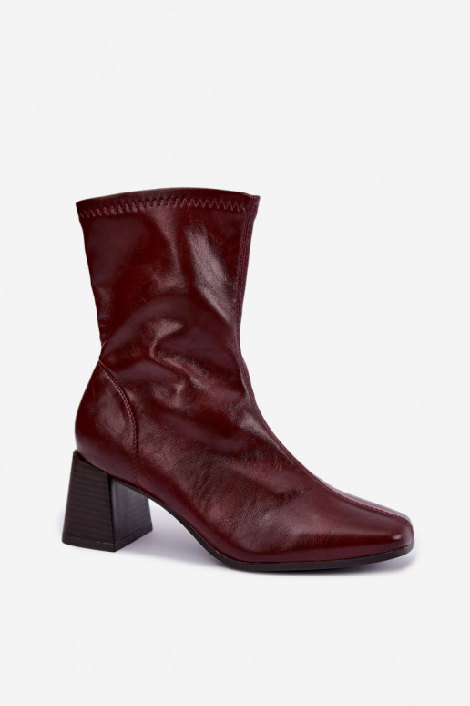 Botins bordô femininos Veradis