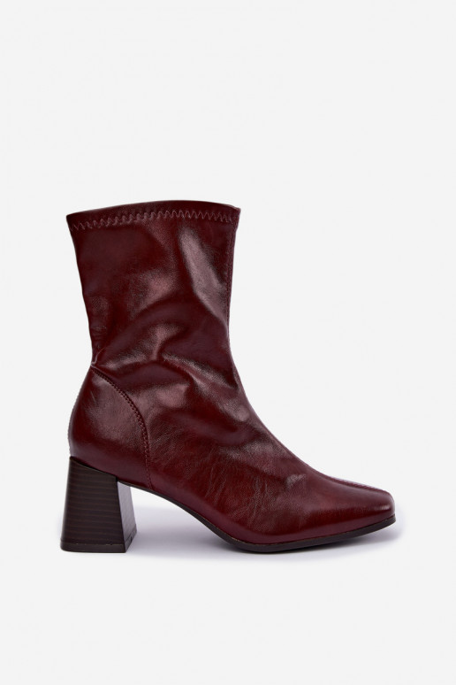Botins bordô femininos Veradis