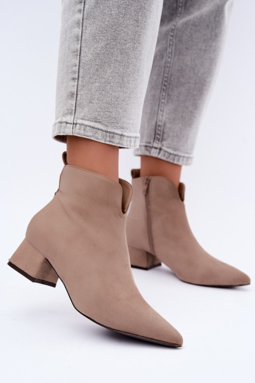 Botins bege Klocke Heliara