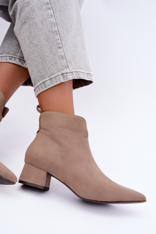 Botins bege Klocke Heliara