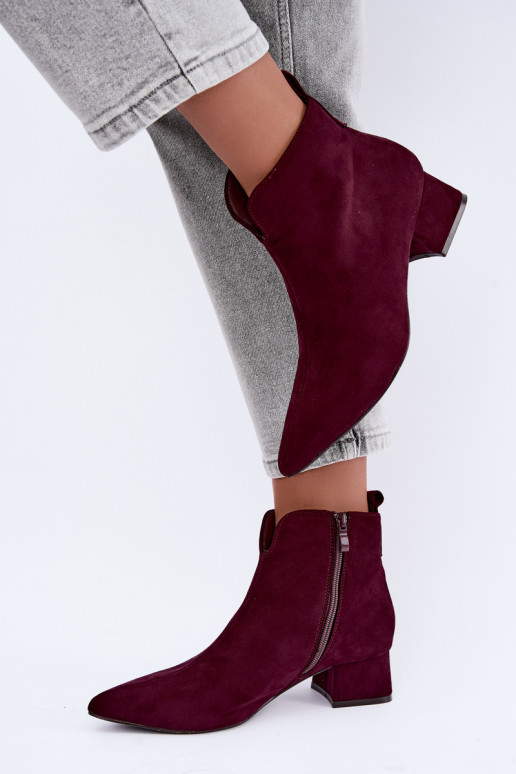 Botins bordeaux Klocke Heliara