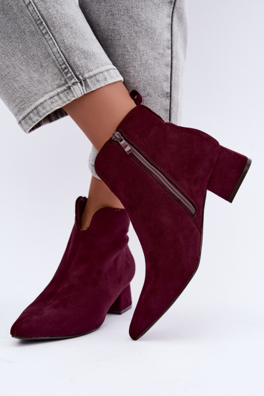 Botins bordeaux Klocke Heliara