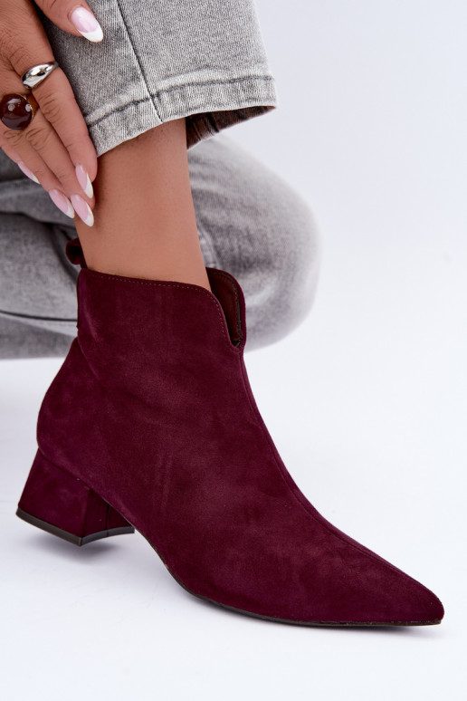 Botins bordeaux Klocke Heliara