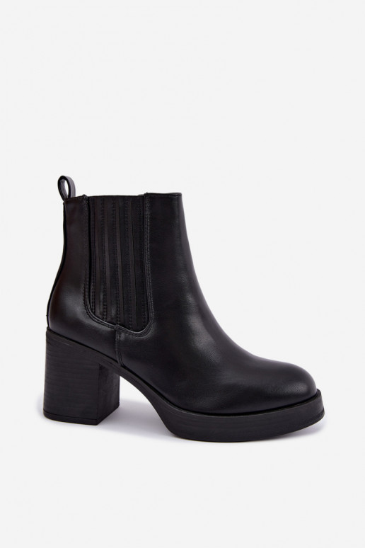 Gisandra botins quentes na cor preta