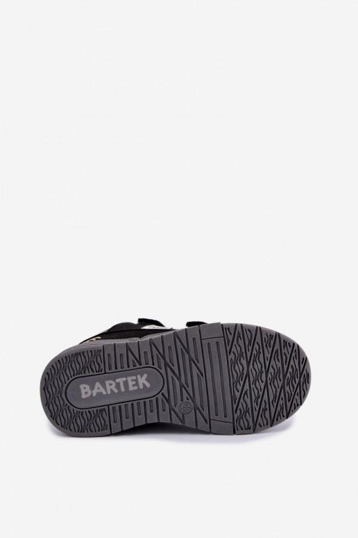 Ténis para rapazes Bartek 8700210 em preto e cinza