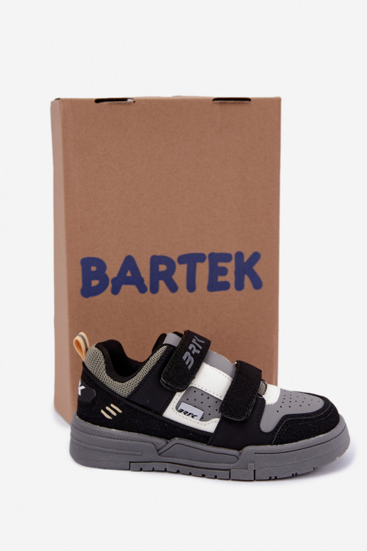 Ténis para rapazes Bartek 8700210 em preto e cinza