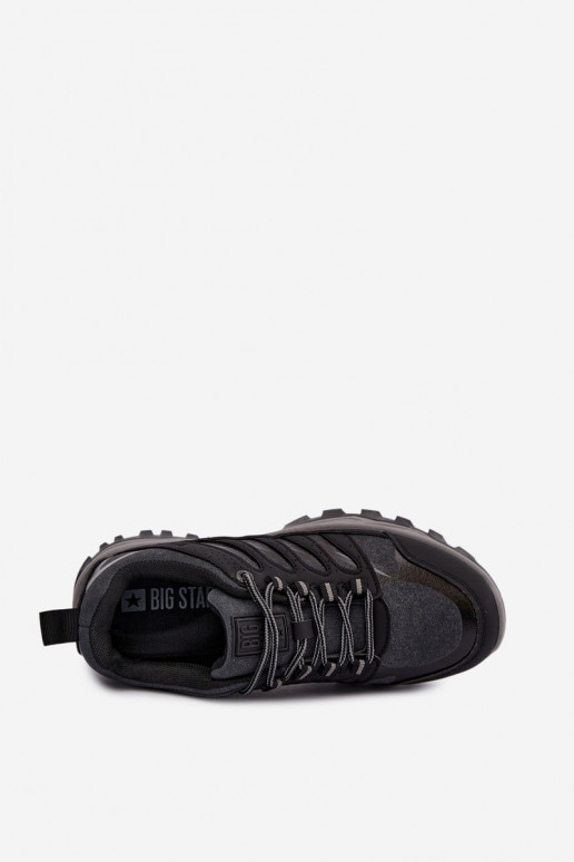 Botas de caminhada masculinas Big Star UU174240 em preto