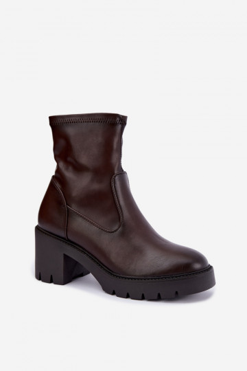 Botins isolados Klocke Vinceza 58672 chocolate