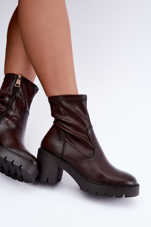 Botins isolados Klocke Vinceza 58672 chocolate