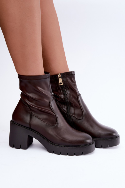 Botins isolados Klocke Vinceza 58672 chocolate