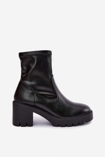 Botins isolados Klocke Vinceza 58672 pretos 2