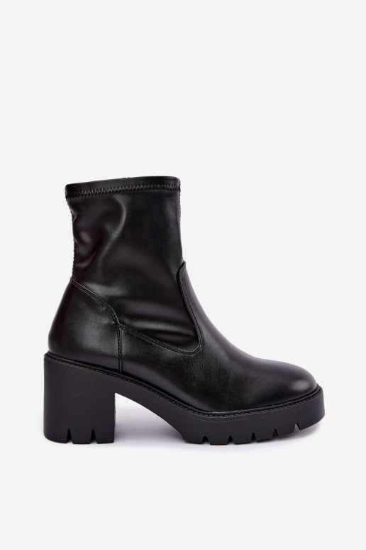 Botins isolados Klocke Vinceza 58672 pretos