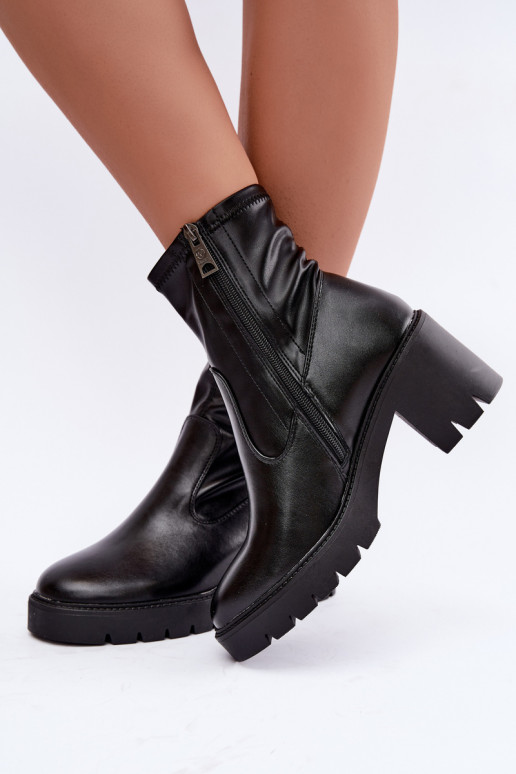 Botins isolados Klocke Vinceza 58672 pretos