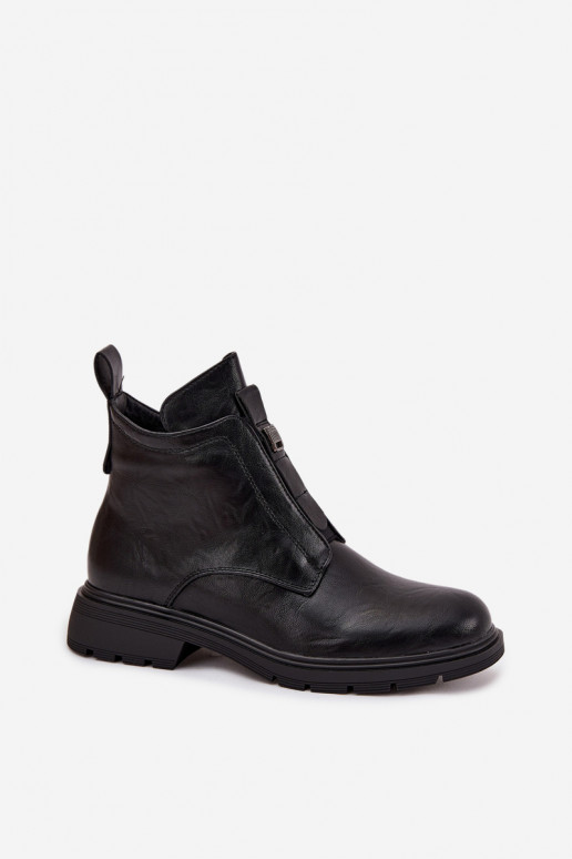 Botins quentes femininos com detalhes decorativos pretos Roselle