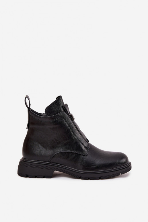Botins quentes femininos com detalhes decorativos pretos Roselle
