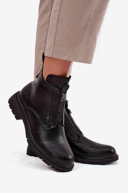 Botins quentes femininos com detalhes decorativos pretos Roselle