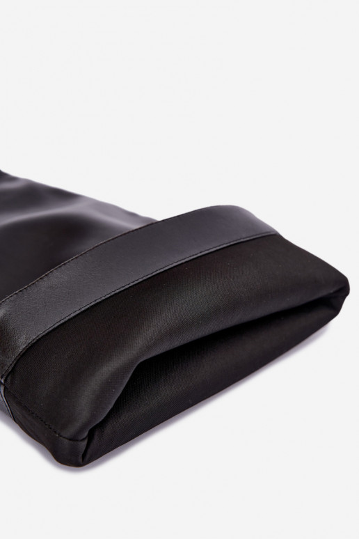 Botas altas slip-on femininas com saltos pontudos acima do joelho na cor preta Emorine