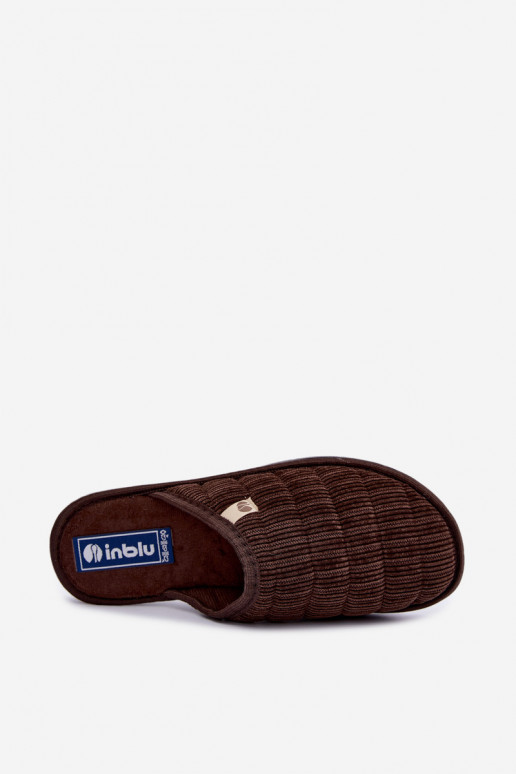 Chinelos marrons para homens Inblu 91000034