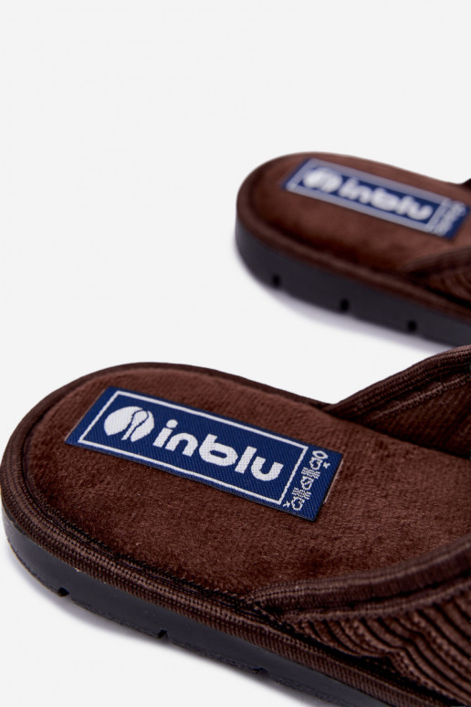 Chinelos marrons para homens Inblu 91000034