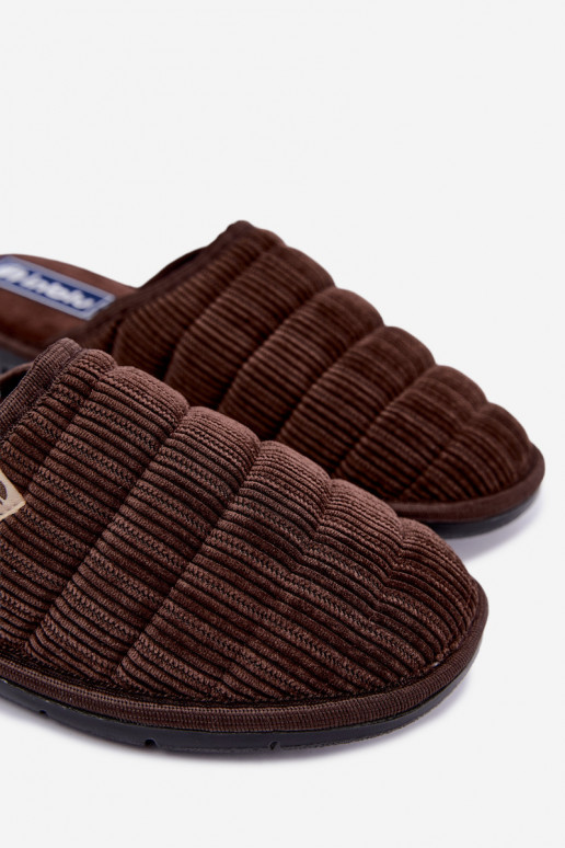 Chinelos marrons para homens Inblu 91000034
