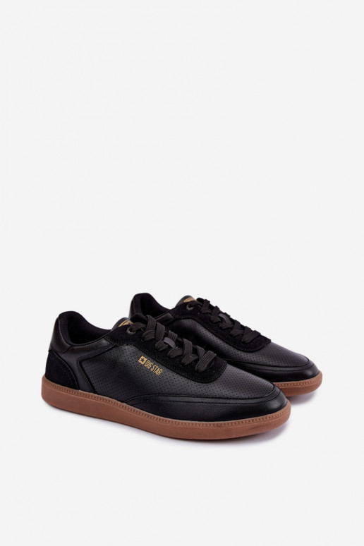 Tênis pretos para homens Big Star UU174045