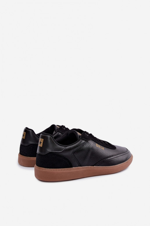 Tênis pretos para homens Big Star UU174045