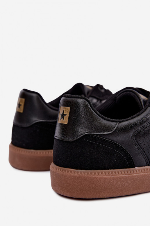 Tênis pretos para homens Big Star UU174045