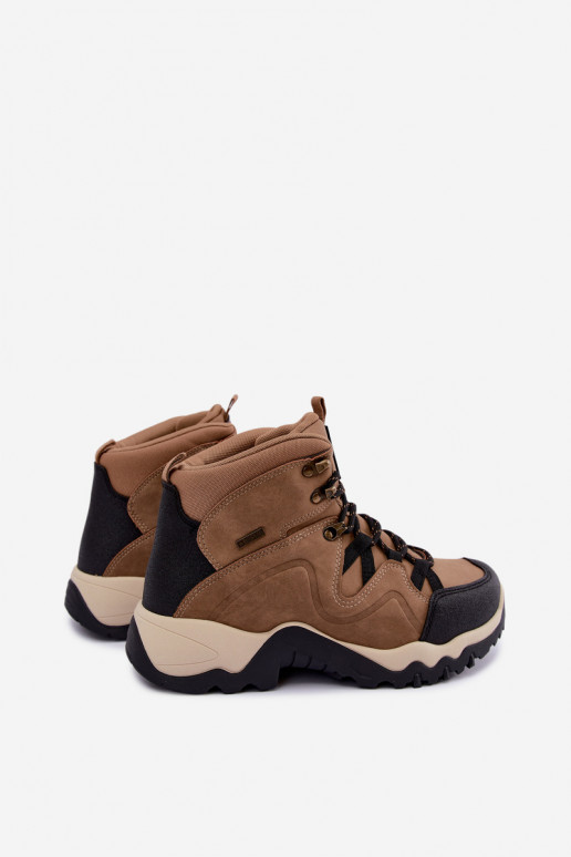 Botas de caminhada marrons para homens Big Star UU174182 HI-Poly System