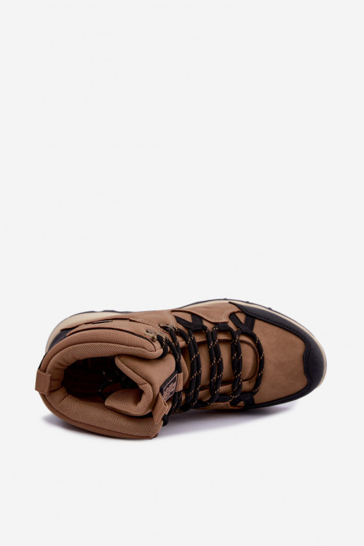 Botas de caminhada marrons para homens Big Star UU174182 HI-Poly System