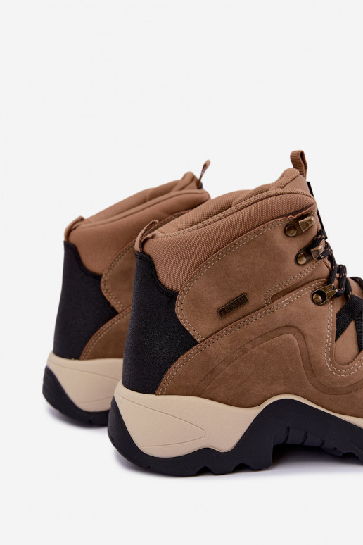 Botas de caminhada marrons para homens Big Star UU174182 HI-Poly System