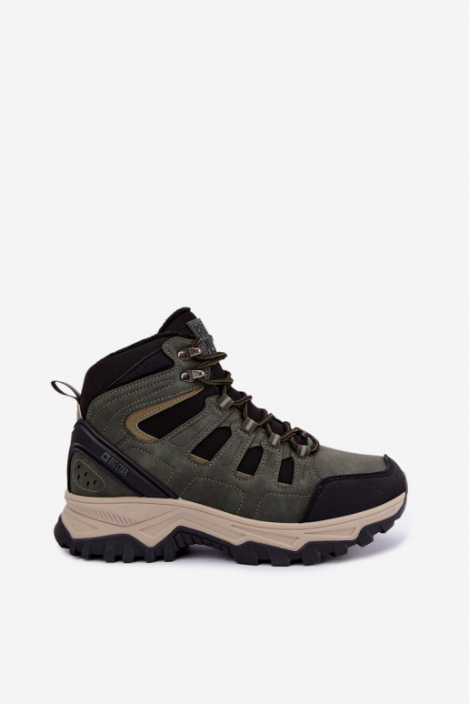 Botas de caminhada verdes isoladas para homens Big Star UU174315