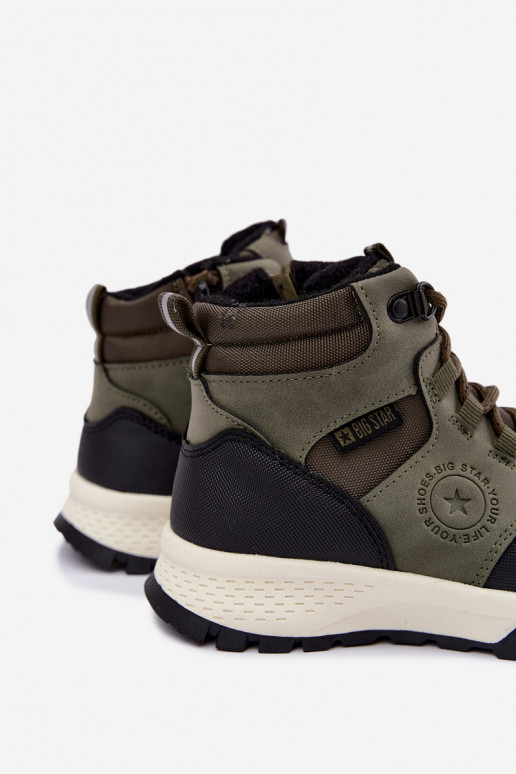 Botas verdes isoladas para crianças Big Star UU374001