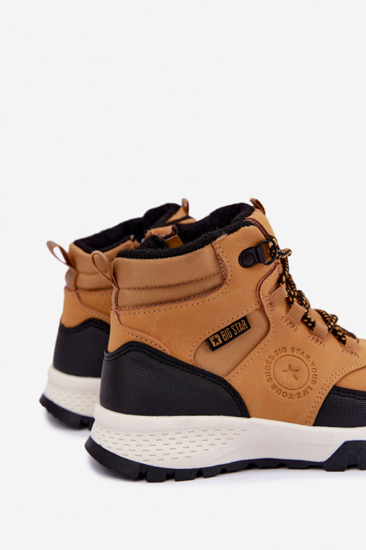 Botas marrons isoladas para crianças Big Star UU374002