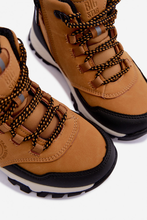 Botas marrons isoladas para crianças Big Star UU374002